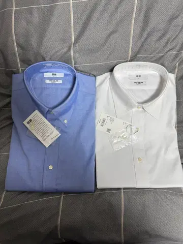 유니클로 슈퍼 논아이론 셔츠 새상품 세트