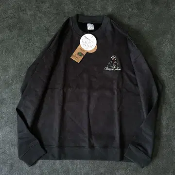 Hige Ojisan vintage faux suede sweat