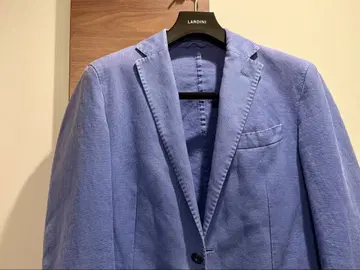 L.B.M.1911 아름다운 옅은 블루 자켓 루비암 46.48 LBM