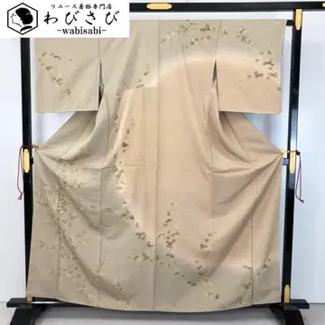 호몬기 자수 패턴 칡꽃 무늬 염색 나눔 짚색 시치케 실 K-4965