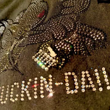 Roen 올 패턴 스와로브스키 티셔츠