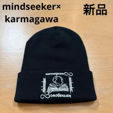 새상품 mindseeker x karmagawa 니트 캡 자수 브라