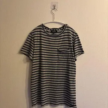 A.P.C. 보더 셔츠 XS (그레이 x 블랙)