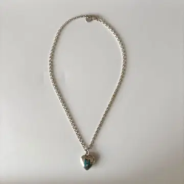 할리우드 런치마켓 HRM 실버 하트 목걸이