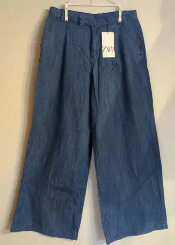 ZARA 와이드 레그 데님 택 포함 새상품 하이웨스트 와이드 데님