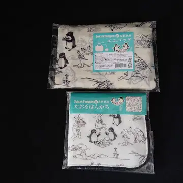 Suica 펭귄 조수기과 시리즈 에코백 & 타월 손수건