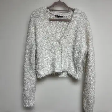 ZARA 화이트 크롭 가디건