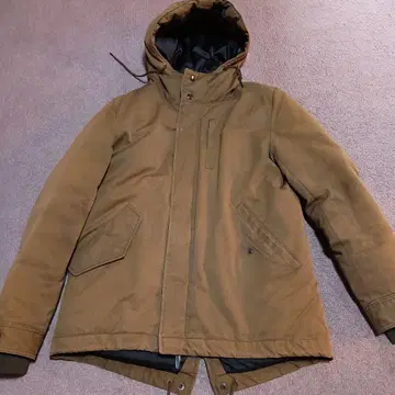 어반 리서치 카키 밀리터리 후드 부착 자켓