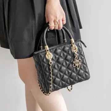 [ 금일 한정 ] 2WAY 퀼팅 백 [ 블랙 ]