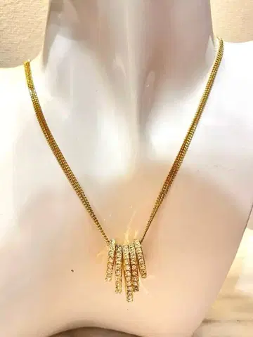 5연 반지 목걸이 Gold