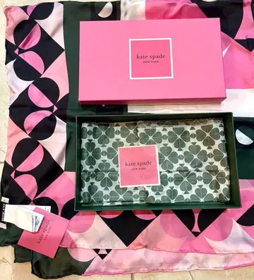 케이트 스페이드 실크 스카프 새상품
