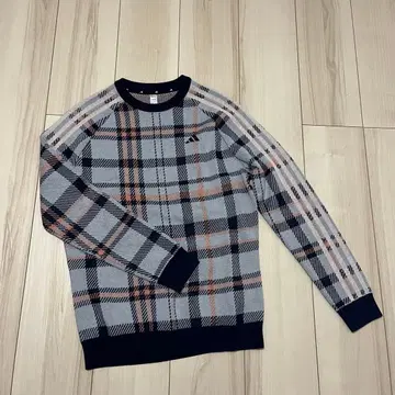 adidas 골프 스웨터 핑크 x 블루 미사용 새상품