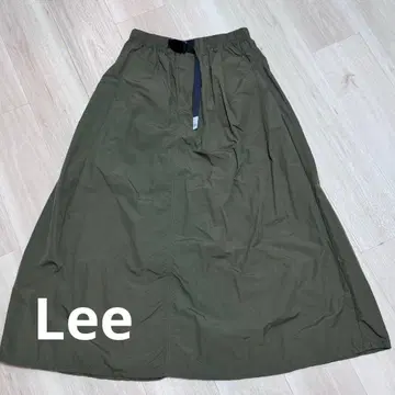 Lee 나일론 벨트 롱 스커트
