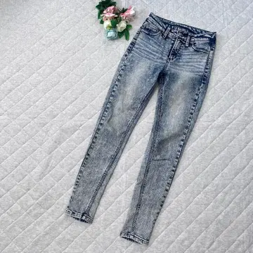 안비 [ S ] 데님 청바지 스키니 핏 하이웨스트 스트레치 성인