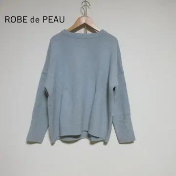 ROBE de PEAU 라이트 블루 오버 사이즈 니트