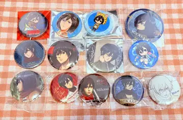 진격의 거인 미카사 캔뱃지 모음