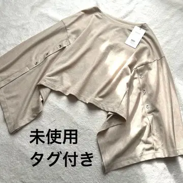 미사용 CLOCHE 돌먼 티셔츠 풀오버 판초 택 포함