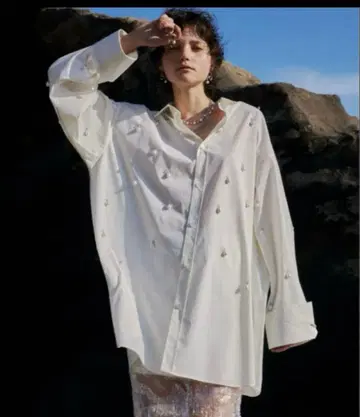 Jose moon 셔츠 with Pearl 새상품