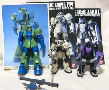 정크 자쿠 스나이퍼 자쿠 I 검은 삼연성 사양 ZAKU I 3체 세트
