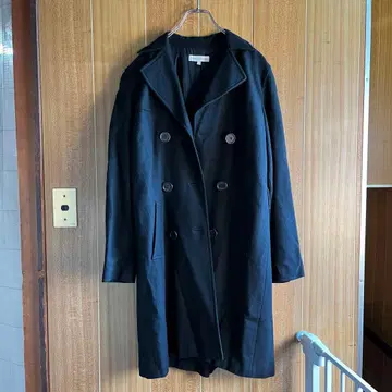 로라 애슐리 롱 코트 아우터 블랙 M 사이즈 상당 사이즈 9