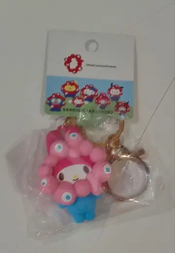 [ 마이멜로디 단품 ] 미야쿠미야쿠 산리오 파스텔 컬러 만박 키링