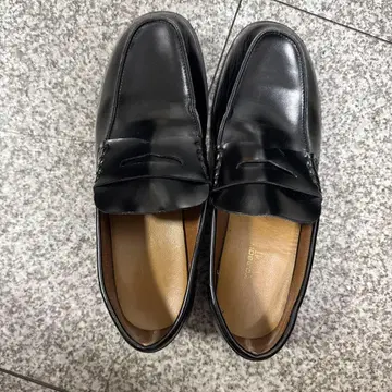 블랙 가죽 로퍼 28cm