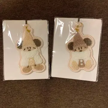 릴린린 키체인 세트 2종 화이트 베이지 2