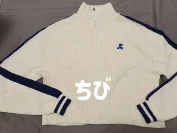 Rest&recreation 하이넥 리브 스웨터