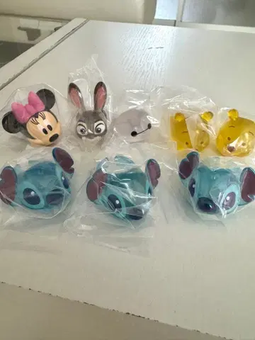 디즈니 패션 반지 가챠가챠 8개