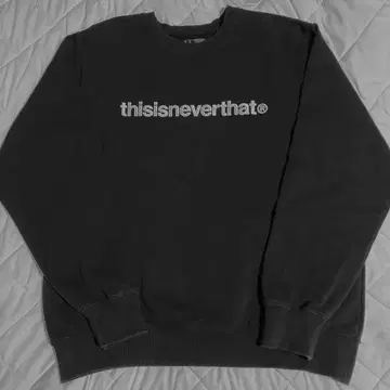 thisisneverthat L 사이즈 네바자 트레이닝복 블랙 맨투맨