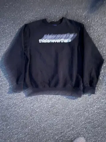 thisisneverthat L 사이즈 네바자 트레이닝복 블랙 맨투맨