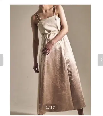 tittle torwest 새틴 자카드 원피스