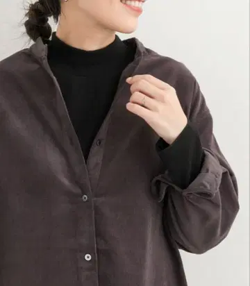 URBAN RESEARCH DOORS 골지 하이넥T셔츠