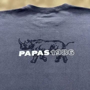 PAPAS 파파스 트레이닝복 백 프린트 사이