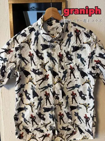 graniph 가면라이더 덴오 이매진즈 반팔 셔츠