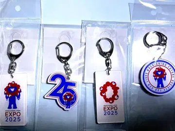 EXPO 2025 미야쿠미야쿠 키링 4개 세트