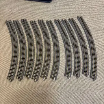 N 게이지 커브 레일 10도 세트