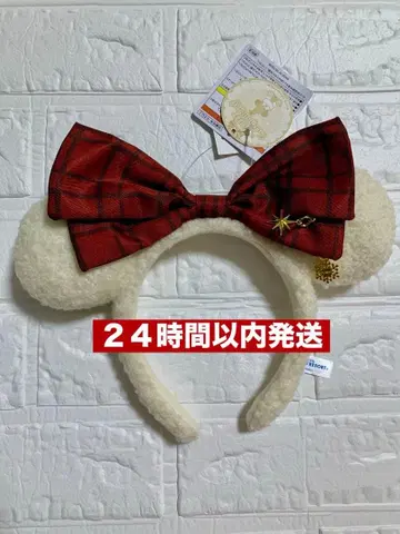 택 포함 새상품 Xmas 미니 머리띠 디즈니 크리스마스 2025