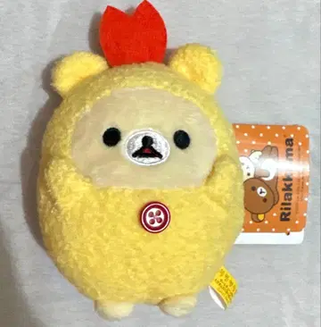 리락쿠마 볼 체인 부착 새우튀김 코스튬 봉제 인형 코리락쿠마