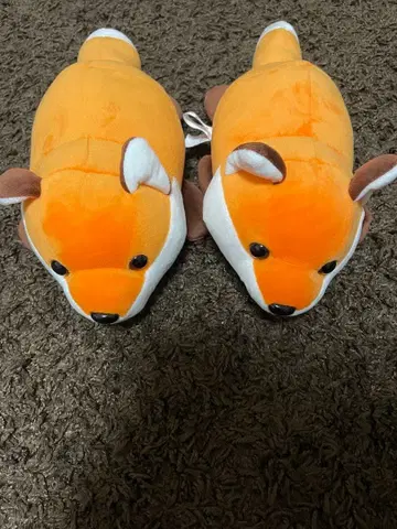 여우 봉제 인형 복권 2마리 세트