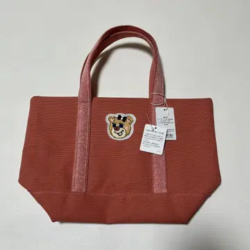 러브러리 올드 테디걸 와펜 토트백