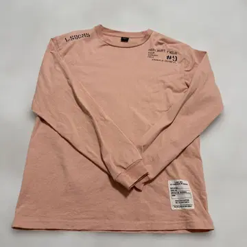 1st SOCS 핑크 긴팔 티셔츠 M