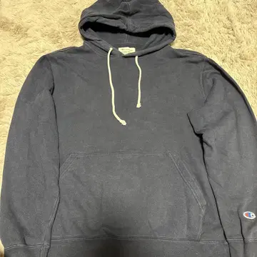 Champion 네이비 후드티 L 사이즈