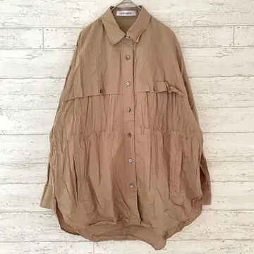 루니 LOUNIE 오버 블라우스 [S] 셔츠 드로스트 멀티웨이