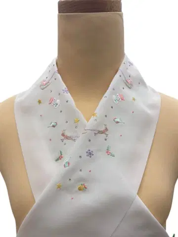 (12) 산타클로스 자수 장식용 깃 일본제