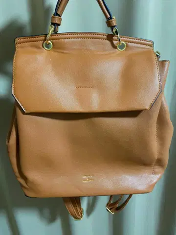 vivayou 캐러멜 합성 피혁 백팩 백