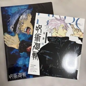 주술회전 고죠 사토루 클리어 파일 A4 사이즈 히어로즈 포토북