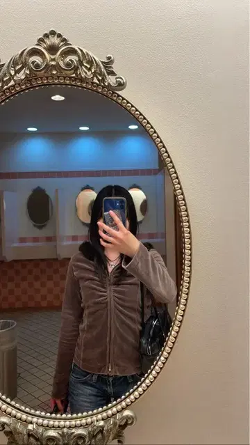 y2k 피치 퍼 후드티