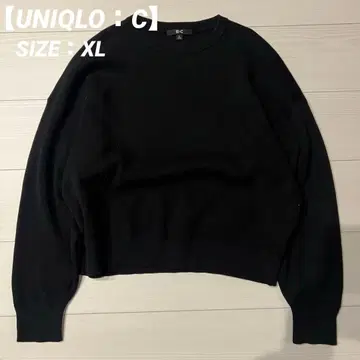 유니클로 C 스무스 코튼 크루넥 스웨터 XL