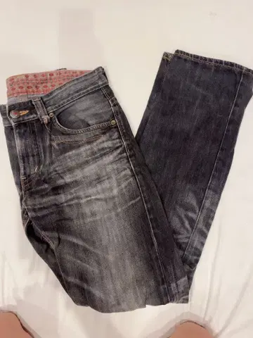 해적풍 플레어 데님